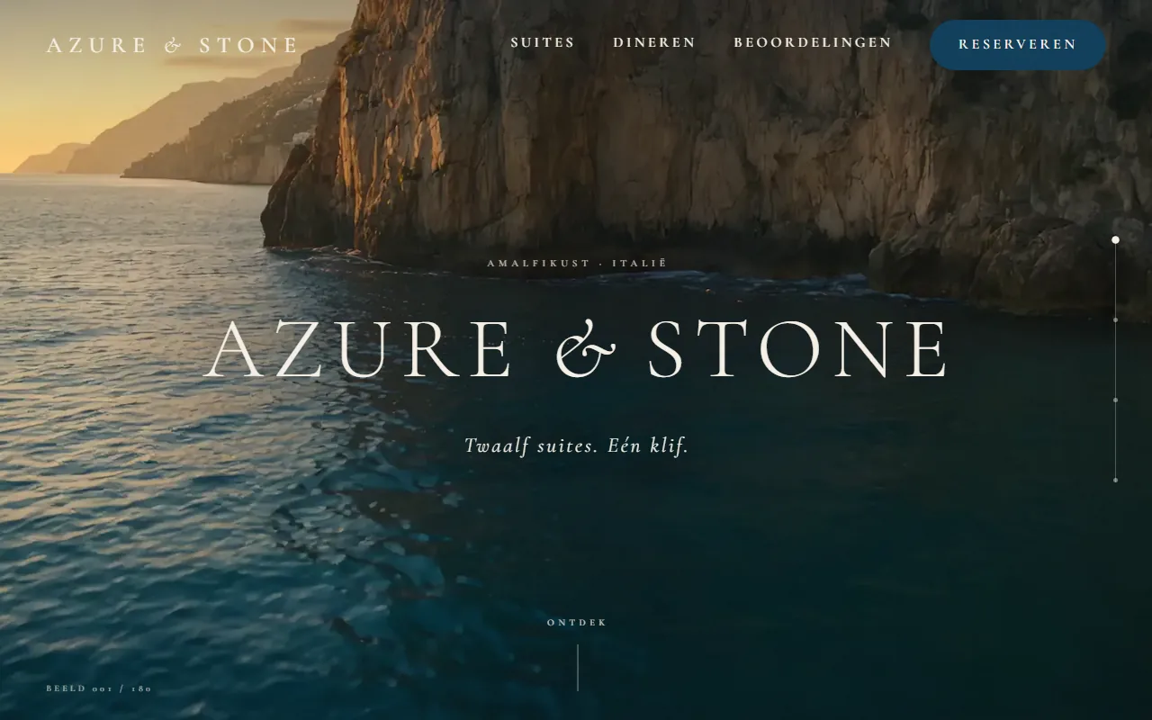 Website van Azure & Stone
