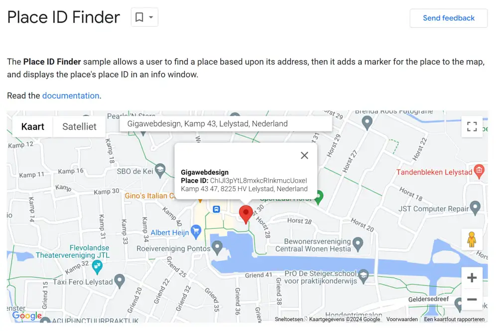 Google PlaceID Lookup Tool